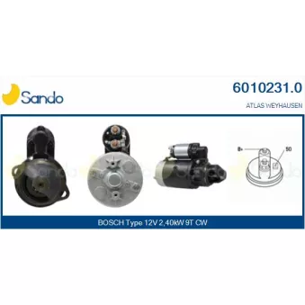 Démarreur SANDO OEM 1171481 Démarreur SANDO OEM 1171481