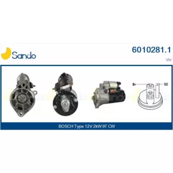 Démarreur SANDO OEM 069911023E