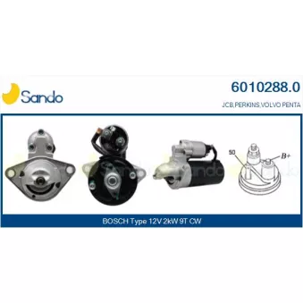 Démarreur SANDO 6010288.0