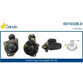 Démarreur SANDO 6010338.0