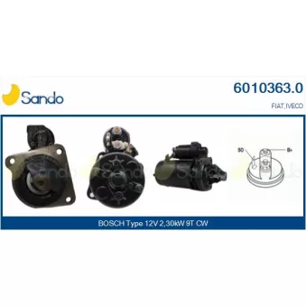 Démarreur SANDO OEM 42498506