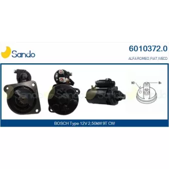 Démarreur SANDO OEM 42498506