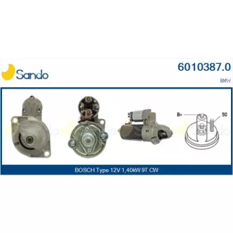 Démarreur SANDO OEM 12411308543