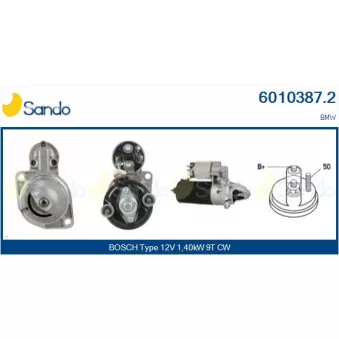 Démarreur SANDO OEM 12411312104