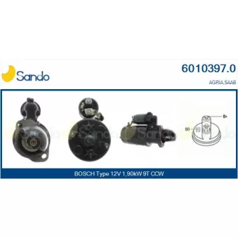 Démarreur SANDO OEM 160090