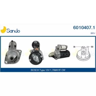 Démarreur SANDO OEM 12417626547