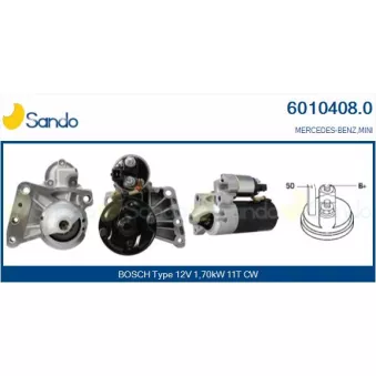 Démarreur SANDO OEM 12417616698
