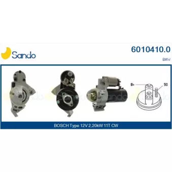 Démarreur SANDO OEM 12418581098