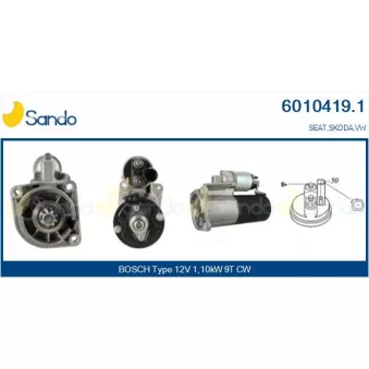 Démarreur SANDO OEM 001911023B