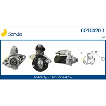 Démarreur SANDO OEM 070911023C