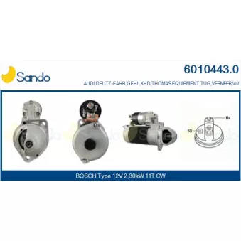 Démarreur SANDO OEM 01180995