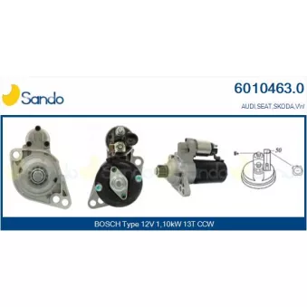 Démarreur SANDO OEM 02Z911023RX