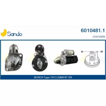 Démarreur SANDO 6010481.1
