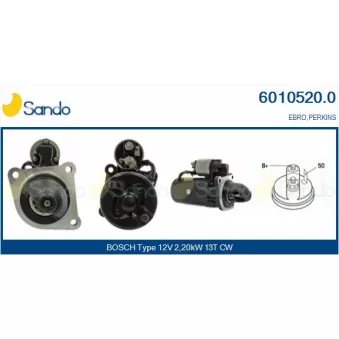 Démarreur SANDO 6010520.0