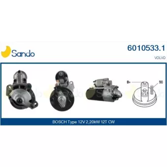 Démarreur SANDO OEM 08676896