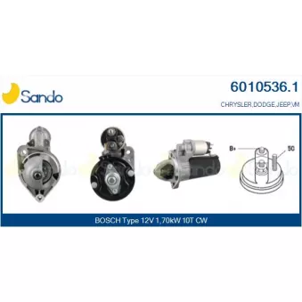 Démarreur SANDO OEM 04801848aa