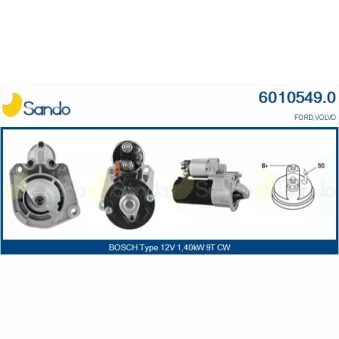 Démarreur SANDO OEM 3M5T11000EA
