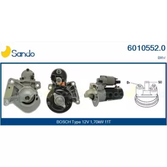 Démarreur SANDO OEM 12417631054
