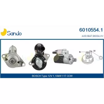 Démarreur SANDO OEM 02E911023S