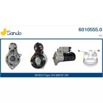 Démarreur SANDO OEM 069911023KX