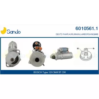Démarreur SANDO OEM 29619390