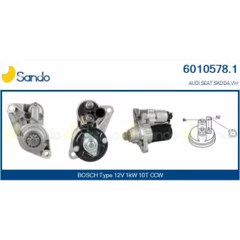 Démarreur SANDO OEM 02T911023R