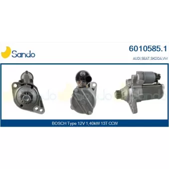 Démarreur SANDO OEM 02Z911024FX