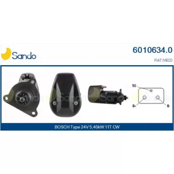 Démarreur SANDO OEM 2995116