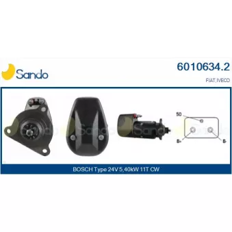 Démarreur SANDO OEM 2995116