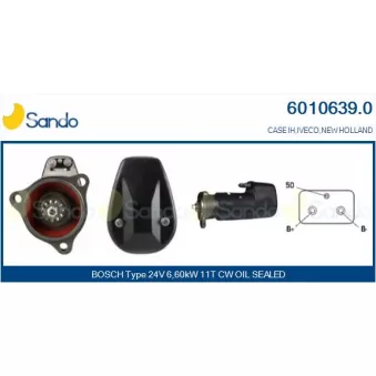 Démarreur SANDO OEM 4179626