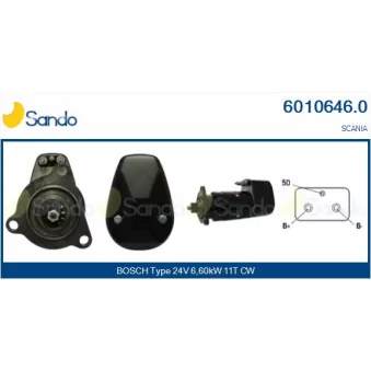 Démarreur SANDO OEM 571454