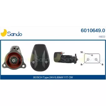 Démarreur SANDO OEM 2997385