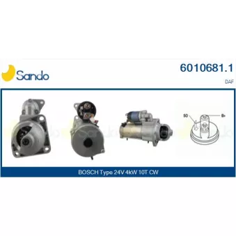 Démarreur SANDO 6010681.1