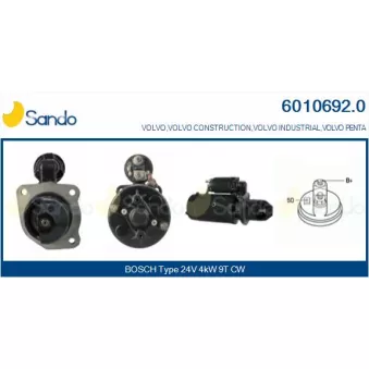 Démarreur SANDO 6010692.0