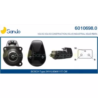 Démarreur SANDO OEM 9004777147