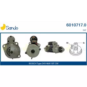 Démarreur SANDO OEM d653721r