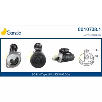 Démarreur SANDO OEM 58401410