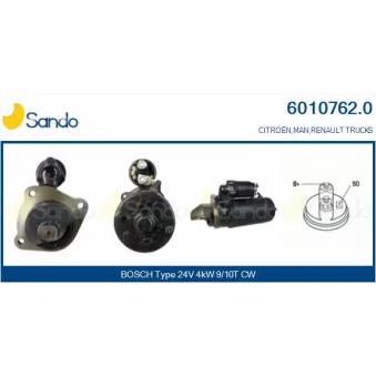 SANDO 6010762.0 - Démarreur