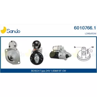 SANDO 6010766.1 - Démarreur