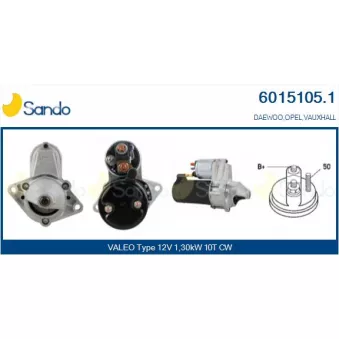Démarreur SANDO OEM 96952005