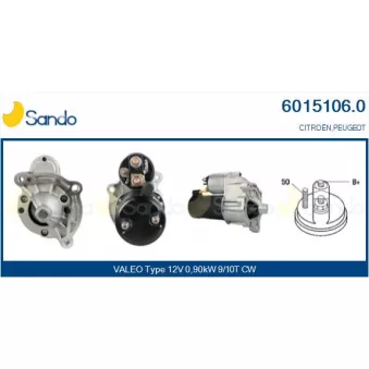 Démarreur SANDO OEM 96087192