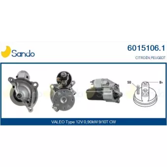 Démarreur SANDO OEM 96087192