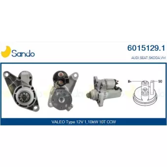 Démarreur SANDO OEM 02T911023G
