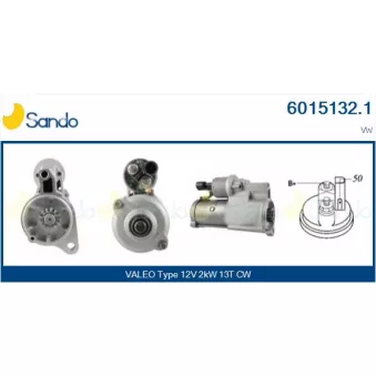 Démarreur SANDO OEM 012911023J