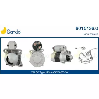 Démarreur SANDO OEM 8200266777b