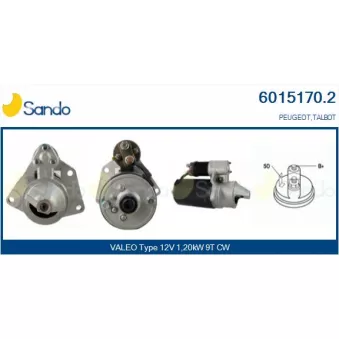 Démarreur SANDO 6015170.2