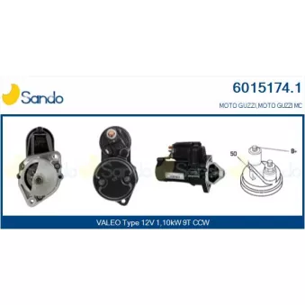 Démarreur SANDO 6015174.1
