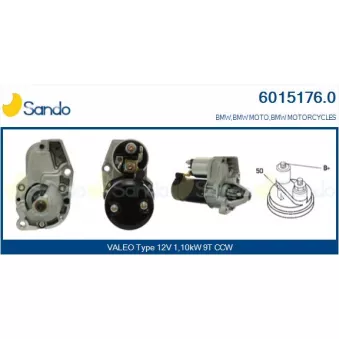 Démarreur SANDO OEM 12412306001