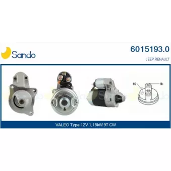 Démarreur SANDO OEM 7700750305