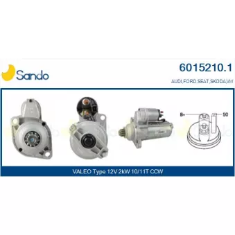 Démarreur SANDO OEM 02A911023R